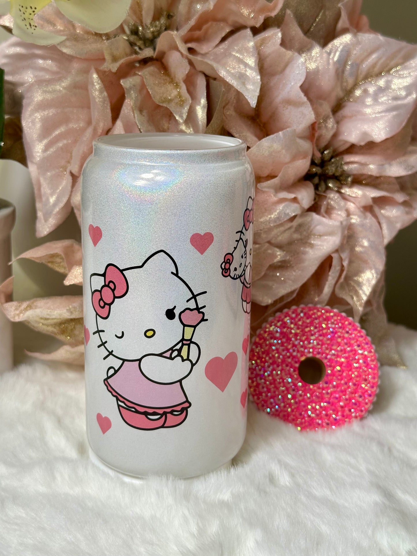 Kitty glass can