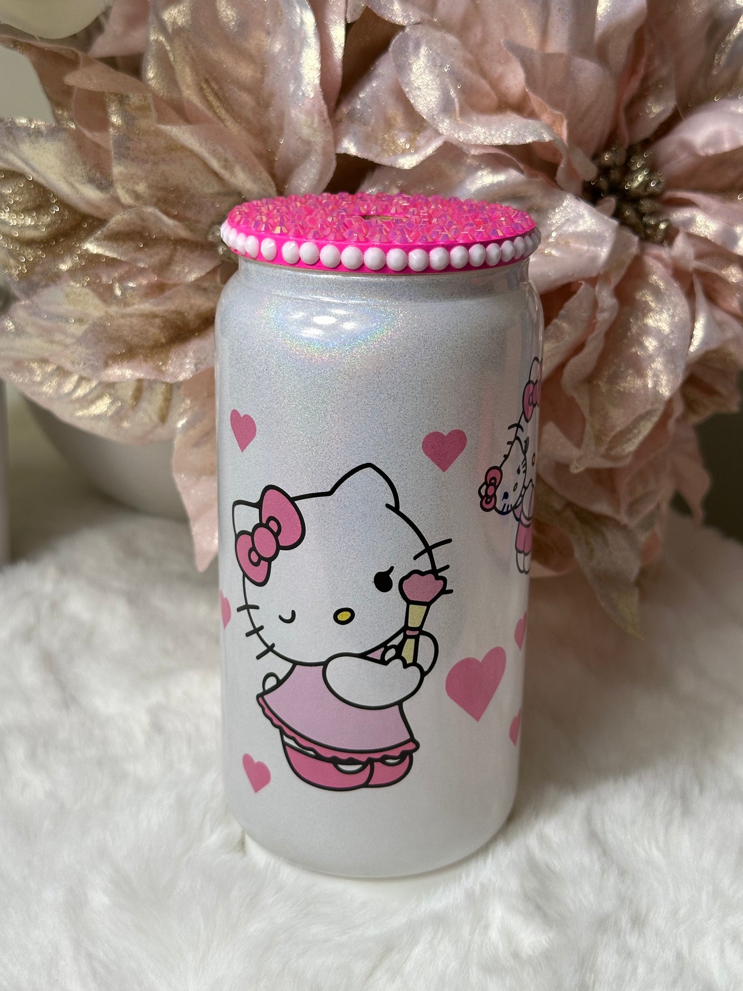 Kitty glass can